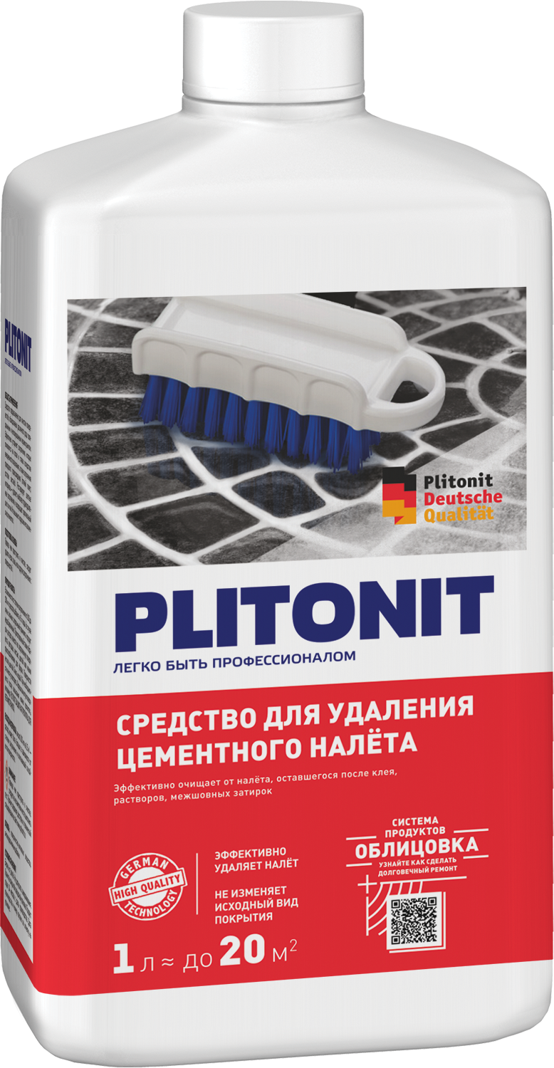 Средство для удаления цементного налета plitonit