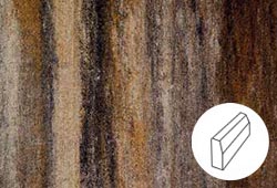 Камень бордюрный Дорожный COLOR MIX Штайн Бронз (1000х300х150), Steingot