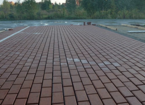 Клинкер тротуарный коричневый "Мюнхен" (200x100x50)